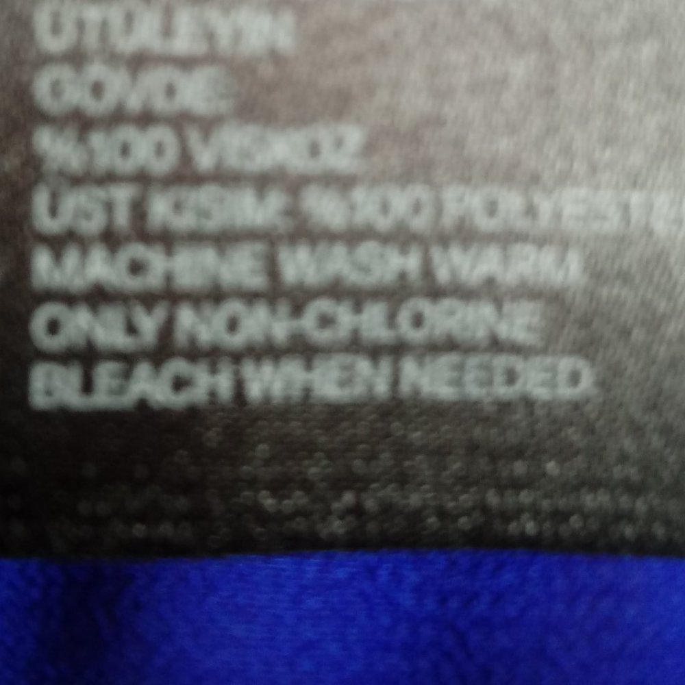 H&M Blue Blouse with Chiffon Trim - Picture 7 of 9